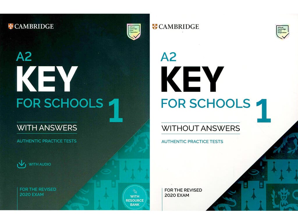 Bộ đôi sách luyện thi Cambridge A2 KEY 1 và Cambridge A2 KEY for Schools 1 (phiên bản 2020) là “cánh cổng” đưa bạn đến kỳ thi KET một cách tự tin. Với các bài kiểm tra mẫu giống hệt đề thi thật, được xây dựng dựa trên chuẩn Cambridge, bộ sách sẽ giúp bạn làm quen với cấu trúc đề, luyện tập kỹ năng một cách hiệu quả.