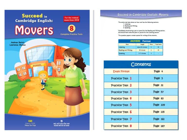 SUCCEED in Cambridge English MOVERS 8 Complete Practice Tests 2018 ...